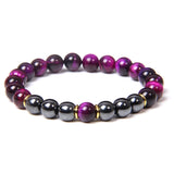 Tiger Eye Hematite Stone Bracelets