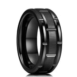 Modern Double Groove Rings