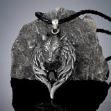 Fenrir Wolf Necklace – Stainless Steel Viking Pendant