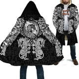 Viking Dragon Fleece Hooded Coat