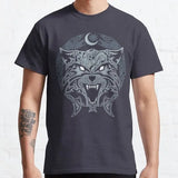Fenrir Wolf Moon T Shirt
