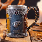 Medieval Warrior Coffee Beer Mug
