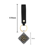 Viking Symbols Vegvisir Keyring