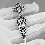 Nordic Viking Warrior Spear Pendant Necklace