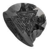 Valknut Symbol Ravens Beanie Cap