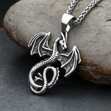 Flying Dragon Pendant Necklace