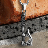 Viking Axe Pendant Necklace