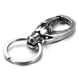 Wolf Lion Skull Raven Clasps Keychains