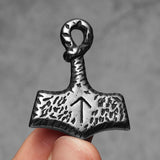 Retro Thor's Hammer Pendant Necklace