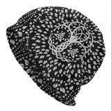 Norse Yggdrasil Cap Triquetra Symbol Beanie Hats
