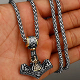 Viking Thor Hammer Necklace