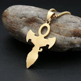 Eye of Horus Cross Egyptian Pendant Necklace