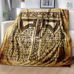 Vikings Norse Mythology Odin Valhalla Symbols - Soft Plush Blankets