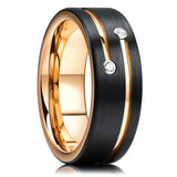 Modern Double Groove Rings