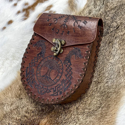 Vintage Medieval Viking Belt Bag