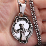 Gothic Mirror Pendant Necklace