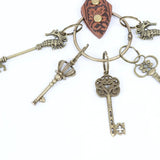 Medieval Renaissance Cosplay Belt Keychain Costume Accessory