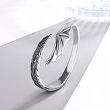 Vintage Angel Devil Wings 925 Sterling Silver Bracelet