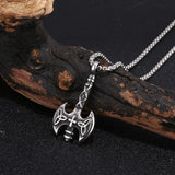 Viking Double Axe Pendant Necklace