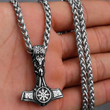 Viking Thor Hammer Necklace