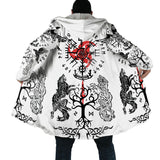 Viking Symbols Hooded Coats