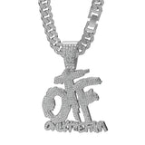 Only The Family Hip Hop OTF Pendant Cuban Chain Necklace