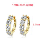 Goddess Moissanite Hoops - 18k Warrior Queen Earrings