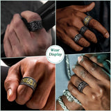 Odin's Wrath Norse Runes Ring