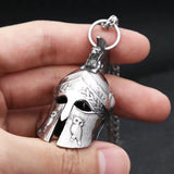 Ancient Greek Warrior Helmet Necklace