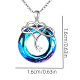 Infinite Symbol Love Necklace and Earrings Set