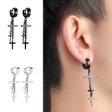Stainless Steel Crosses Earrings