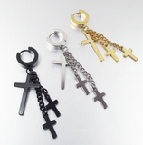 Stainless Steel Crosses Earrings