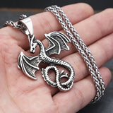 Flying Dragon Pendant Necklace
