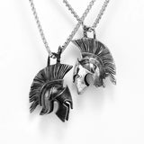 Vintage Spartan Helmet Necklace