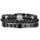 Luxury Crown Skull Bangle Bracelet