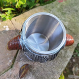 Viking Warrior Skull Stainless Steel Mug