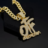 Only The Family Hip Hop OTF Pendant Cuban Chain Necklace