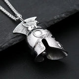 Ancient Greek Warrior Helmet Necklace