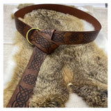 Viking Warrior Embossed Belt