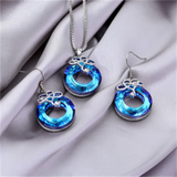 Infinite Symbol Love Necklace and Earrings Set