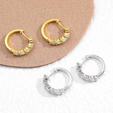 Goddess Moissanite Hoops - 18k Warrior Queen Earrings
