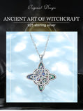 Abalone Shell Witch Knot Necklace