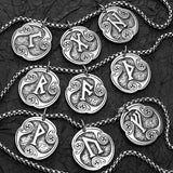 Viking Runes Amulet Pendant