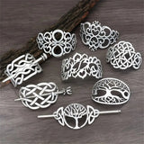 Vintage Viking Hairpins Celtic Knot  Norse Medieval Hair Stick
