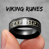 Nordic Viking Runes Rings