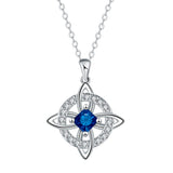 Birthstone Zirconia Pendant Necklace
