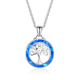 Tree of Life Pendant Necklace & Earrings Set