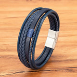 Multi-Layer Vintage Leather Braided Rope Bracelet