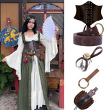Medieval Women's Costume Set for Cosplay & Renaissance