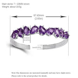 Amethyst Cuff Bracelet
